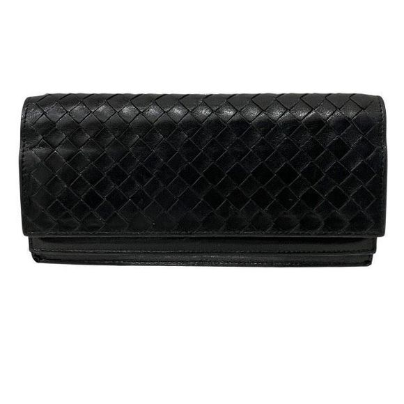 Bottega Veneta Intrecciato 143305 Twin Hook Long Wallet...